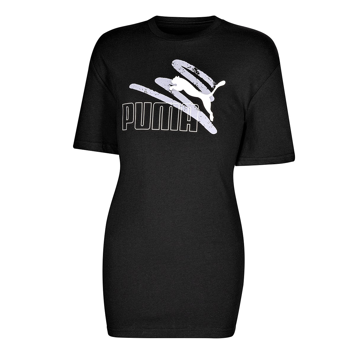 ROPA PLAYERA NI&Ntilde;O PUMA Ess Logo Lab Summer Tee B NEGRO image number null