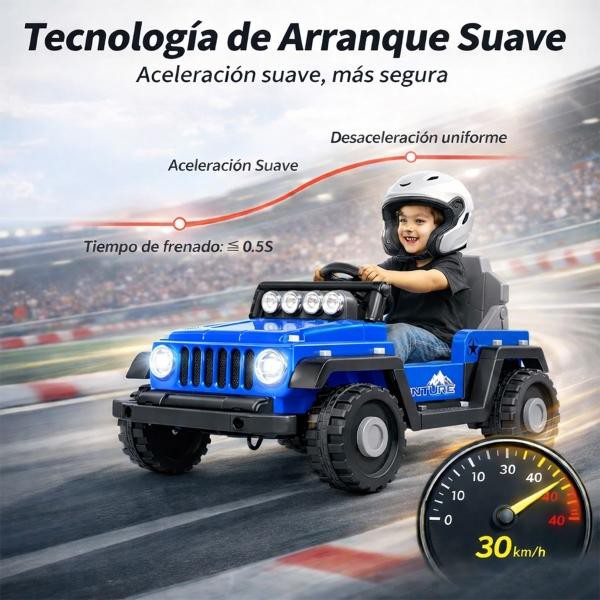 Carro Electrico Montable 2 En 1 Infantil Control Remoto 12 V Little Monkey image number null