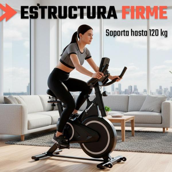 Bicicleta Spinning Fija Estacionaria Fitness Monitor Pulso Centurfit image number null