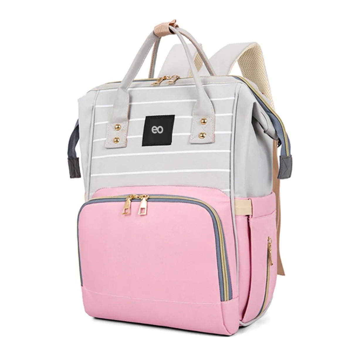 Mochila Pa&ntilde;aleras Para Bebe De Impermeable Bebe Viaje Rose image number null