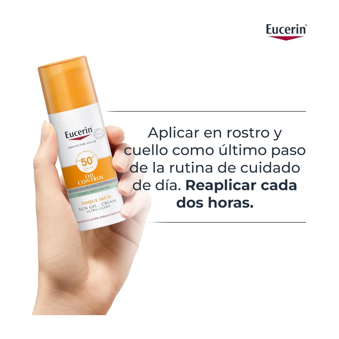 Eucerin Protector Solar Oil Control FPS 50+ Toque Seco Facial image number null