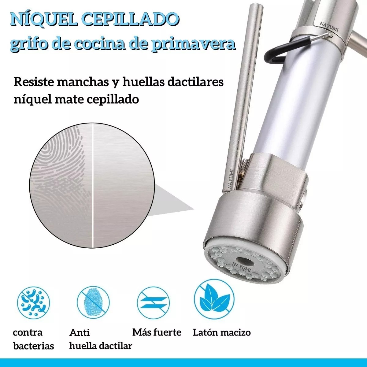Grifo Monomando Fregadero Llave Mezcladora Tarja Cocina 360 image number null