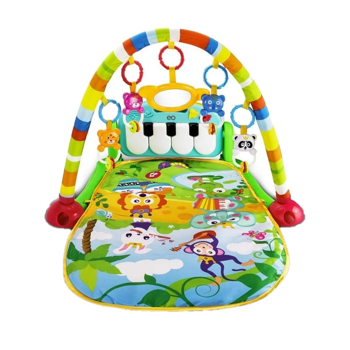 Gimnasio Acolchado Tapete Bebe Alfombra Infantil Con Piano image number null