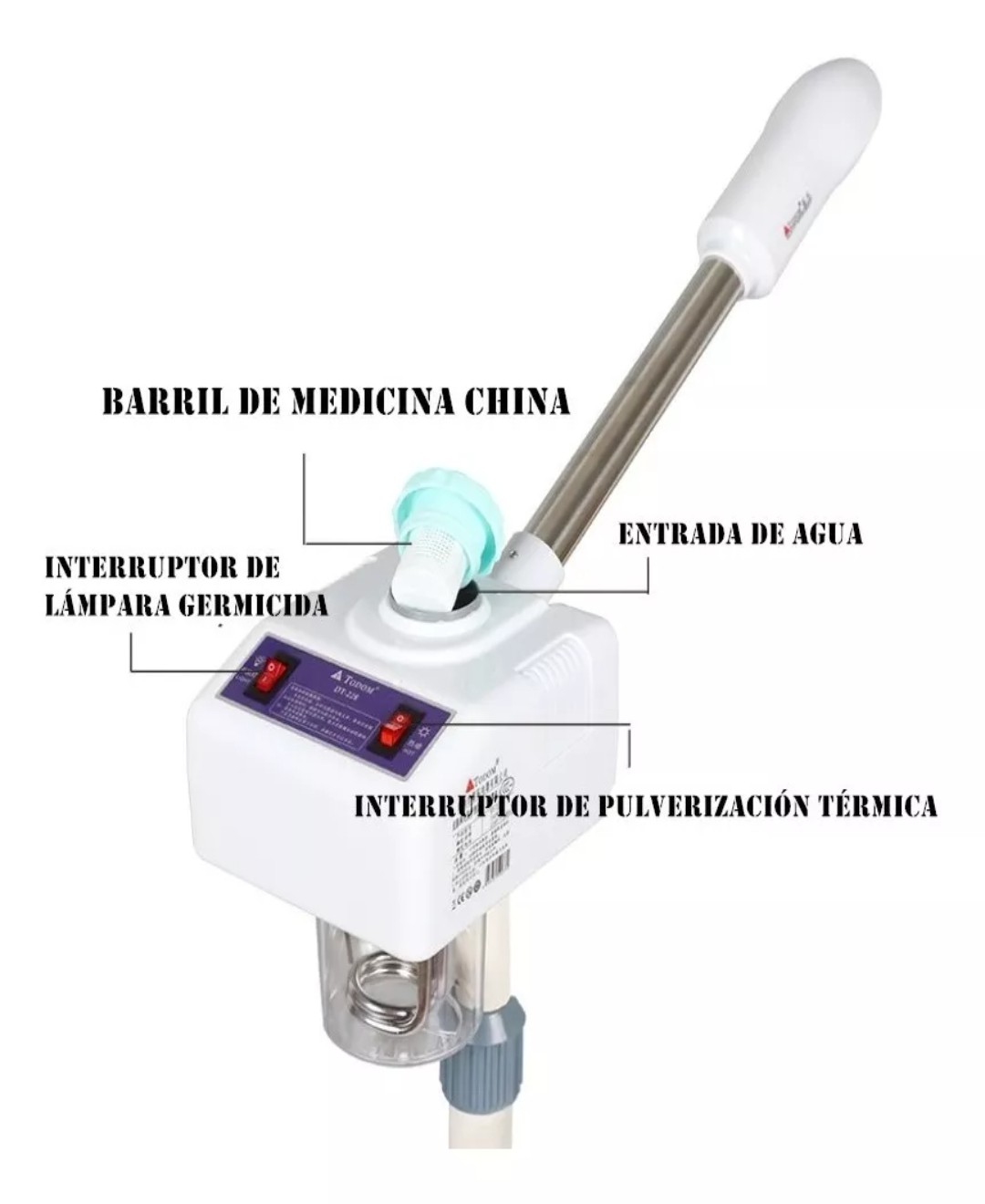 Vaporizador Facial De Ozono Para Estilista. image number null