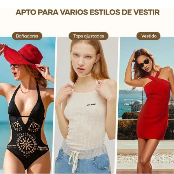 Pezoneras Bra Levanta Push Up Cubre Pez&oacute;n De Silicona Talla 8cm Copa A-C image number null