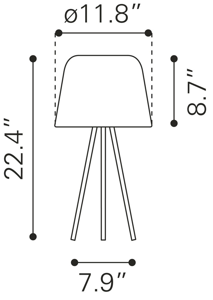 Lampara de Mesa Mozzi Gris - Kessa. image number null