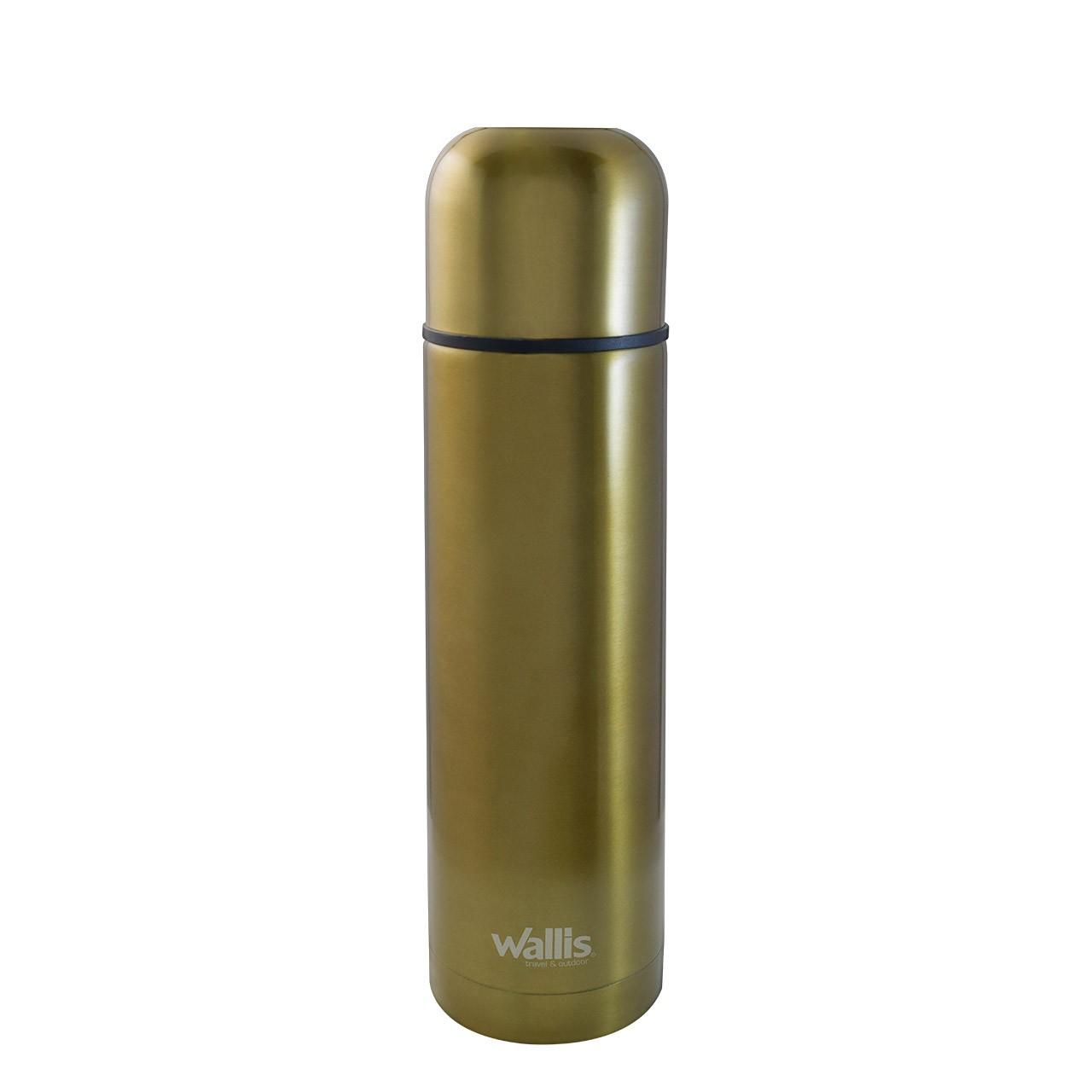 Termo acero inoxidable con v&aacute;lvula antiderrames, 500 ml, oro met&aacute;lico. image number null