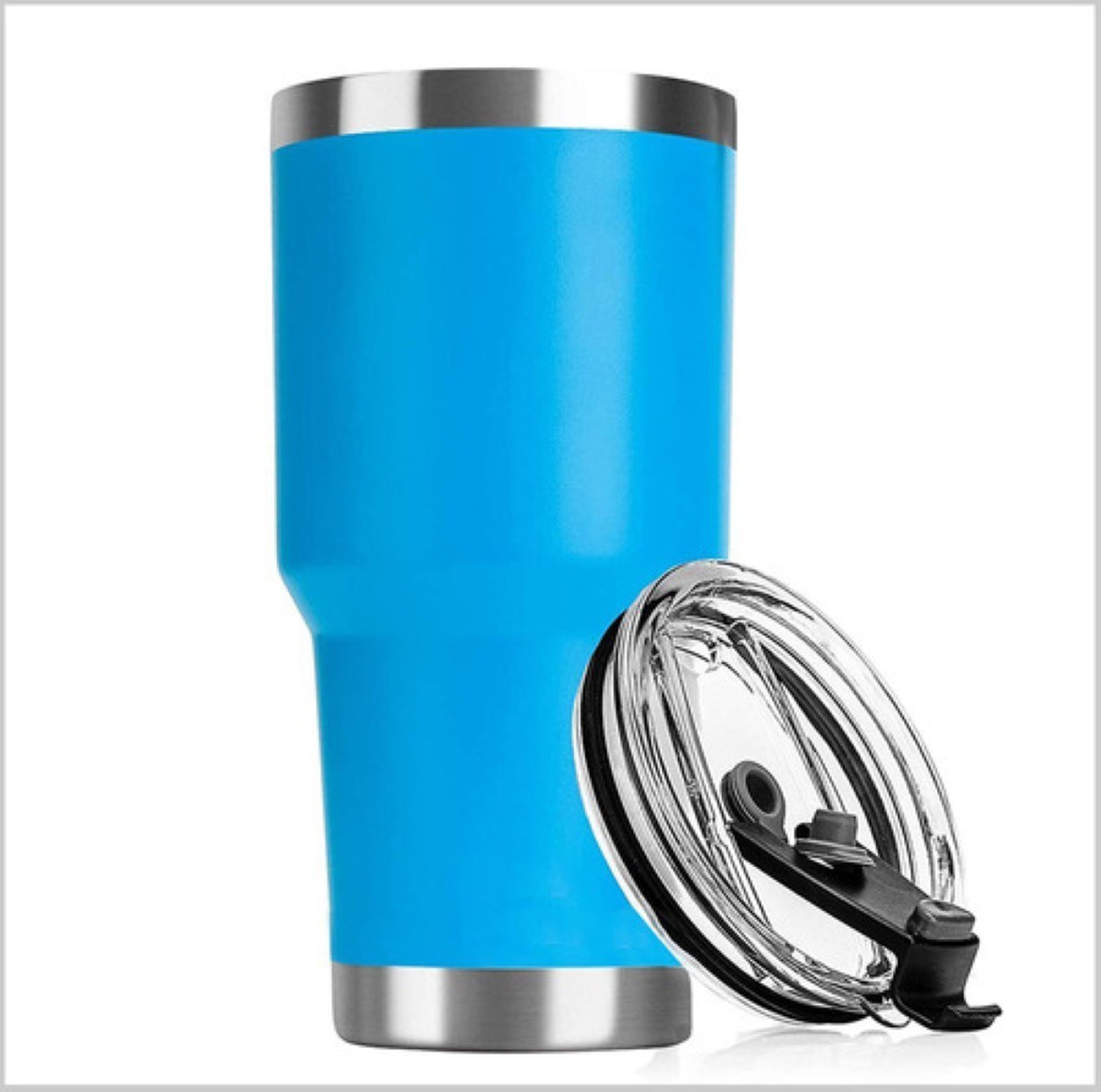 Termo Port&aacute;til De Acero Inoxidable Fr&iacute;o Y Caliente De 30 Oz Azul image number null