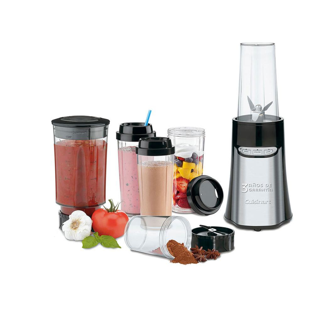 LICUADORA CON VASOS PORTATIL CUISINART CPB-300 ACERO INOX image number null