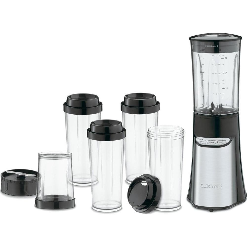LICUADORA CON VASOS PORTATIL CUISINART CPB-300 ACERO INOX image number null