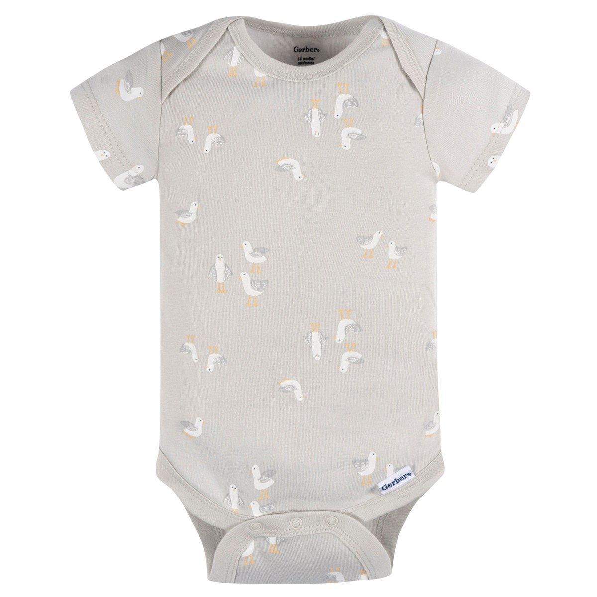 Pa&ntilde;alero Gerber Essentials 3 pzs blanco gris beb&eacute; conjunto image number null