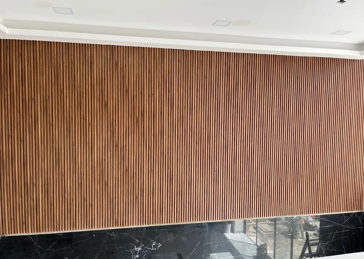 Lambrin Decorativo Wpc Panel 3d 12 Pzas 1mx16cm Color Madera image number null