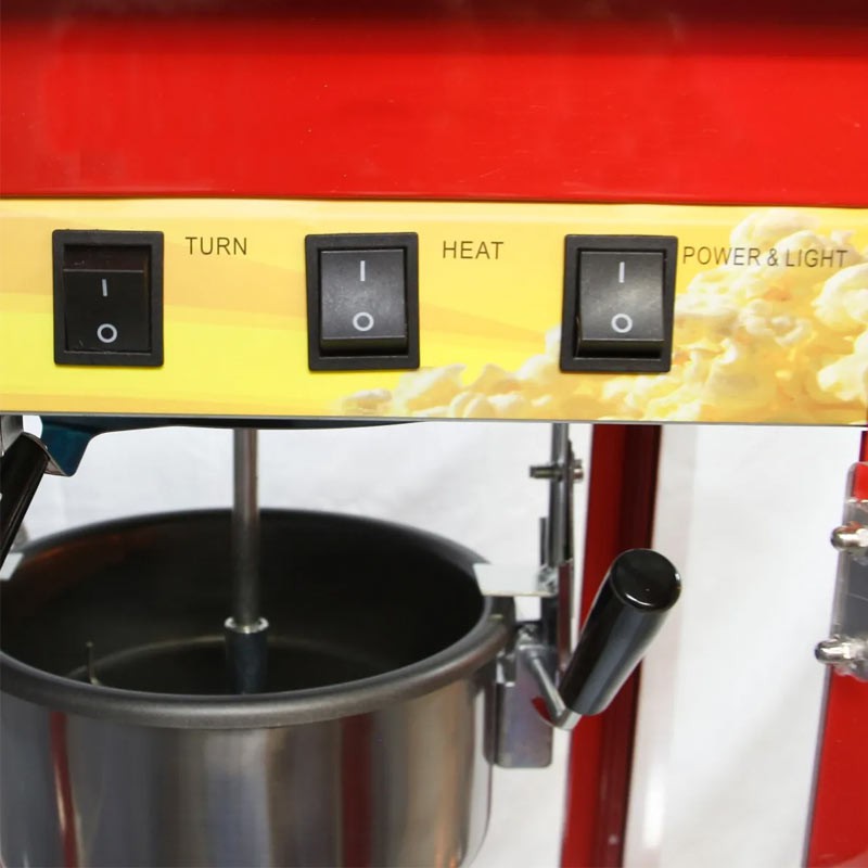 Maquina Palomitas 8 Oz Carrito Comercial 11200W Palomera Profesional image number null