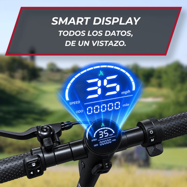 Scooter El&eacute;ctrico para Adultos 250W 25 Km/h Velocidad M&aacute;xima Llantas 8.5" Plegable con Pantalla LED Hasta 110 Kg -Negro image number null