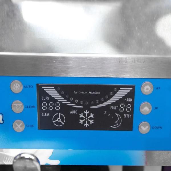 Maquina Helados 1800w Helado Suave Nieve Comercial Profesional Naranja. image number null