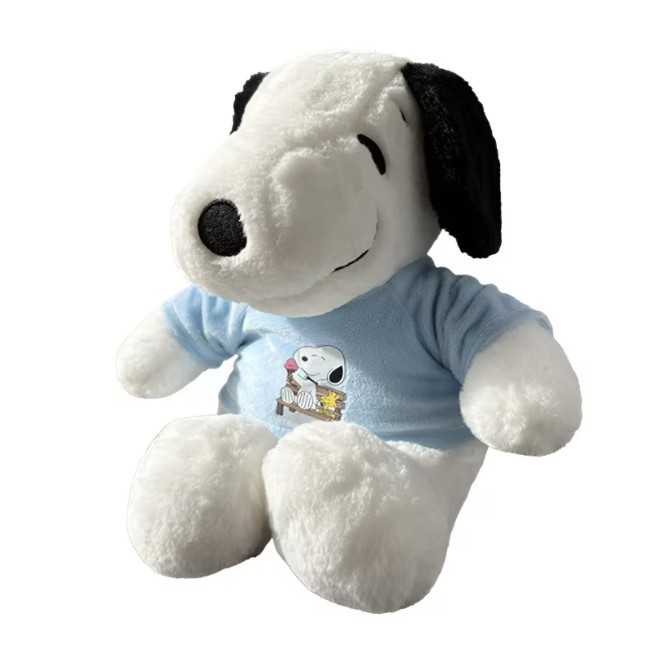 Peluche Snoopy 35cm Con Ropa Azul image number null
