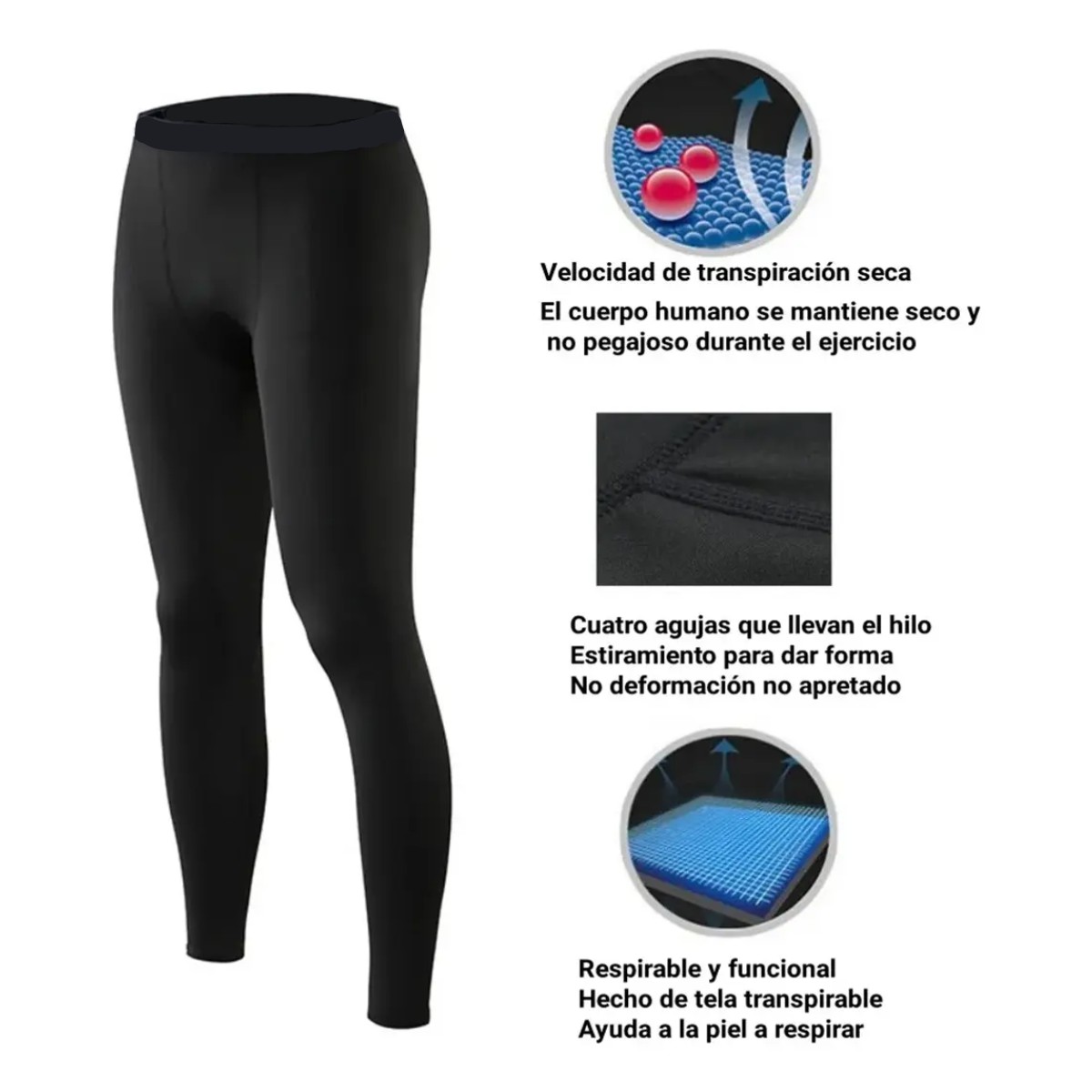 Mallas Para Hombre Correr Deporte Gym Yoga Talla S image number null