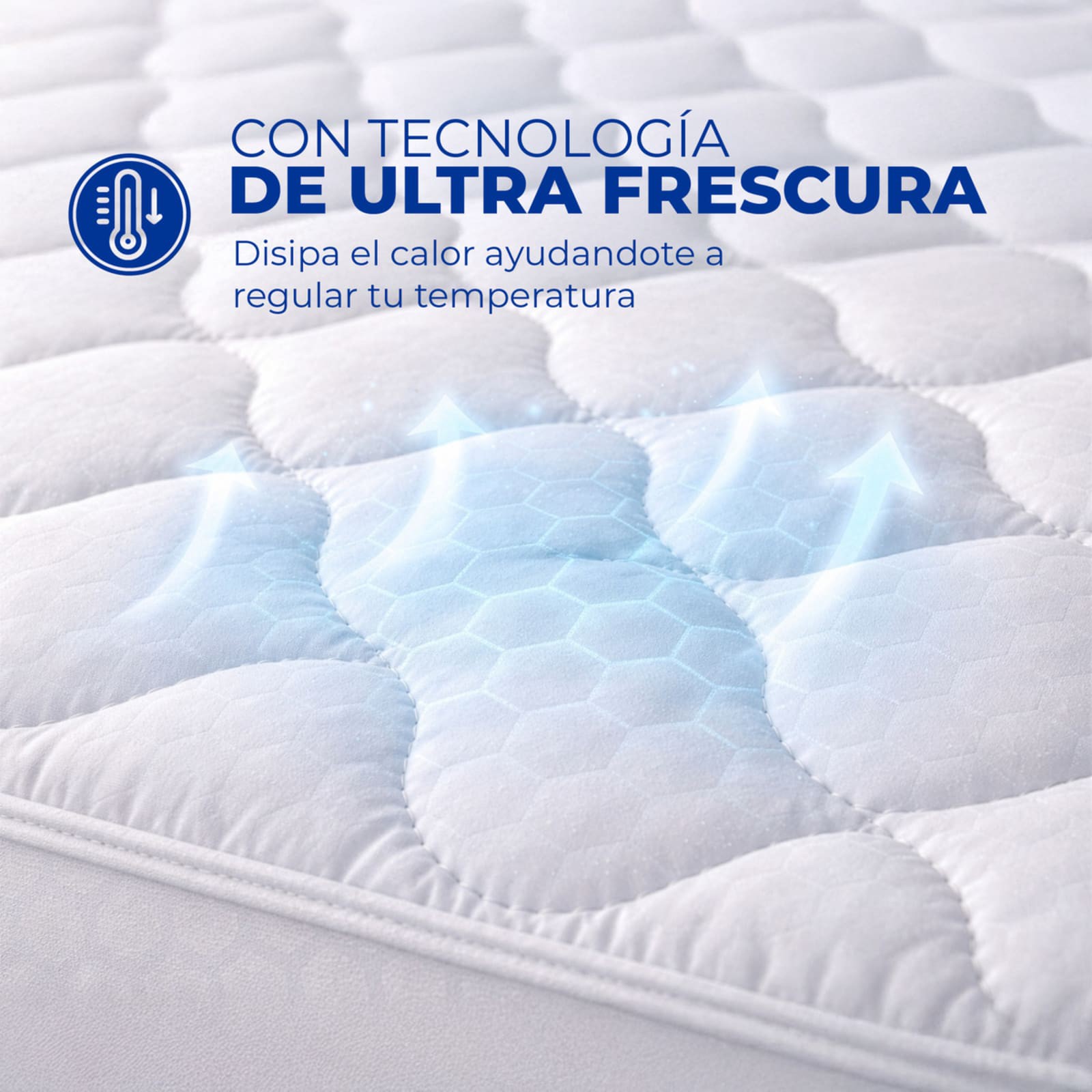 Protector de Colch&oacute;n Queen Size Spring Air Dry Tech Impermeable y Fresco image number null