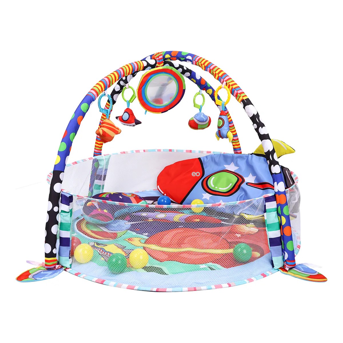 Gimnasio Beb&eacute; Tapete Interactivo Did&aacute;ctico Infantil Pelotas Espacio image number null
