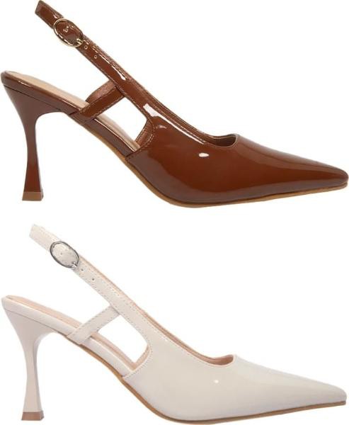 Kit 2 pares zapatilla vestir dama beige Yaeli modelo 2432 image number null