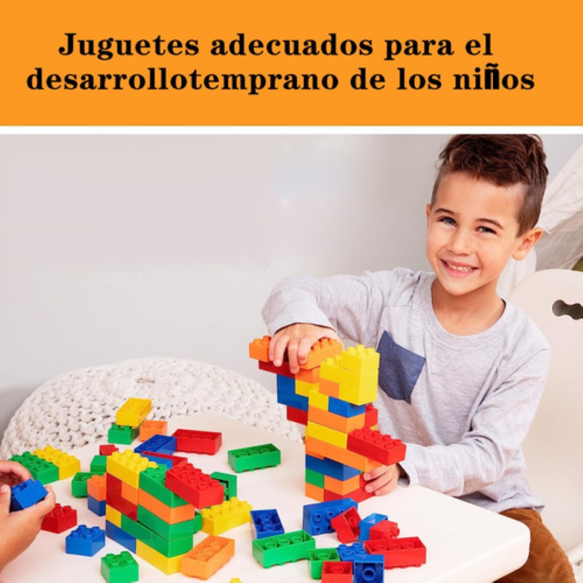 Bloques De Construcci&oacute;n De Juguetes En Bolsas, 300 Pzs colores image number null