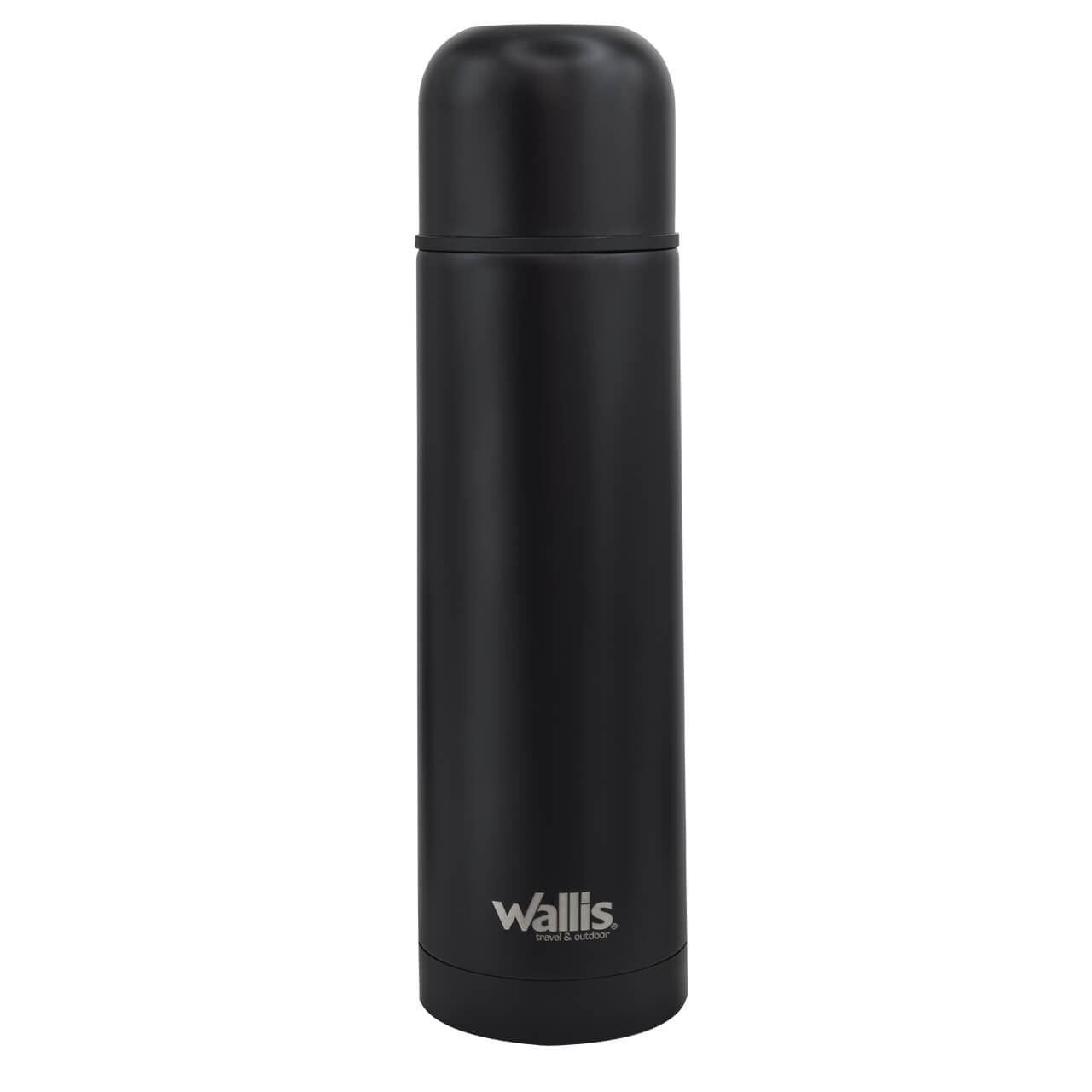 Termo de acero inoxidable con v&aacute;lvula antiderrames y tapa rosca, 500 ml, F28903122, negro image number null