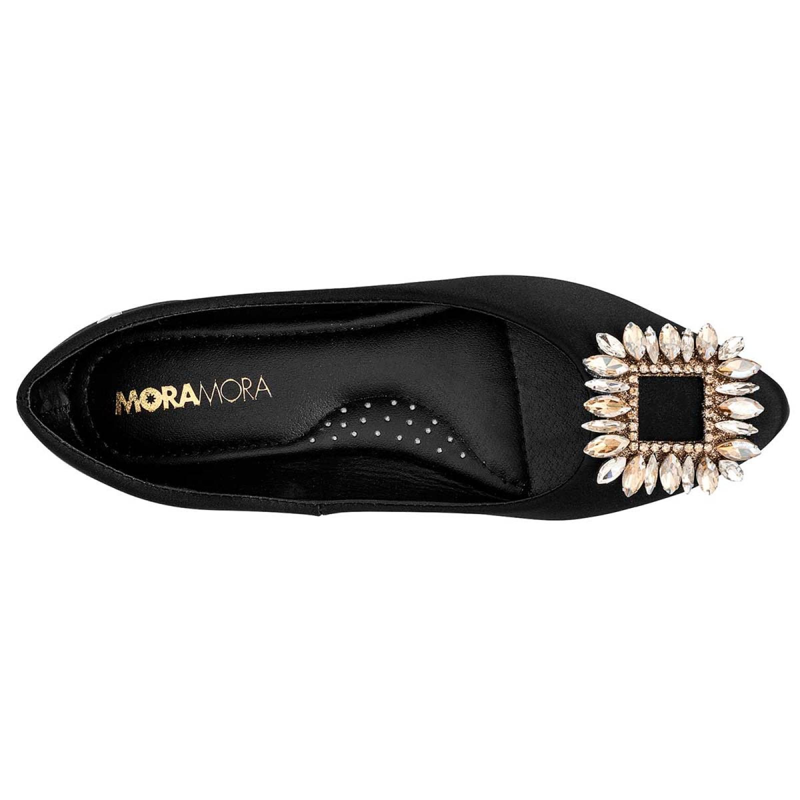FLATS CON PEDRERIA de Moramora Para Mujer en Negro 11317146 T6 image number null