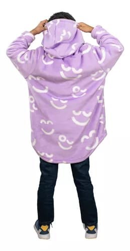Coomfi - Maxi Hoodie, Sudadera Para Dormir Unitalla Infantil Lila image number null