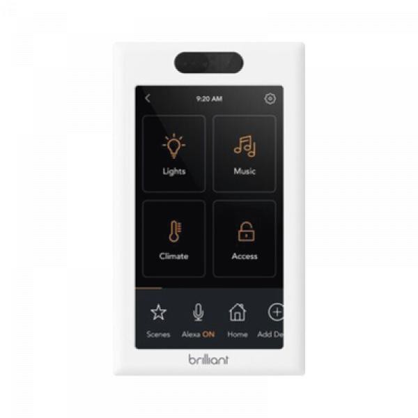Brilliant BHA120USWH1C Control de Iluminaci&oacute;n Touch con Pantalla Wi-Fi Blanco image number null