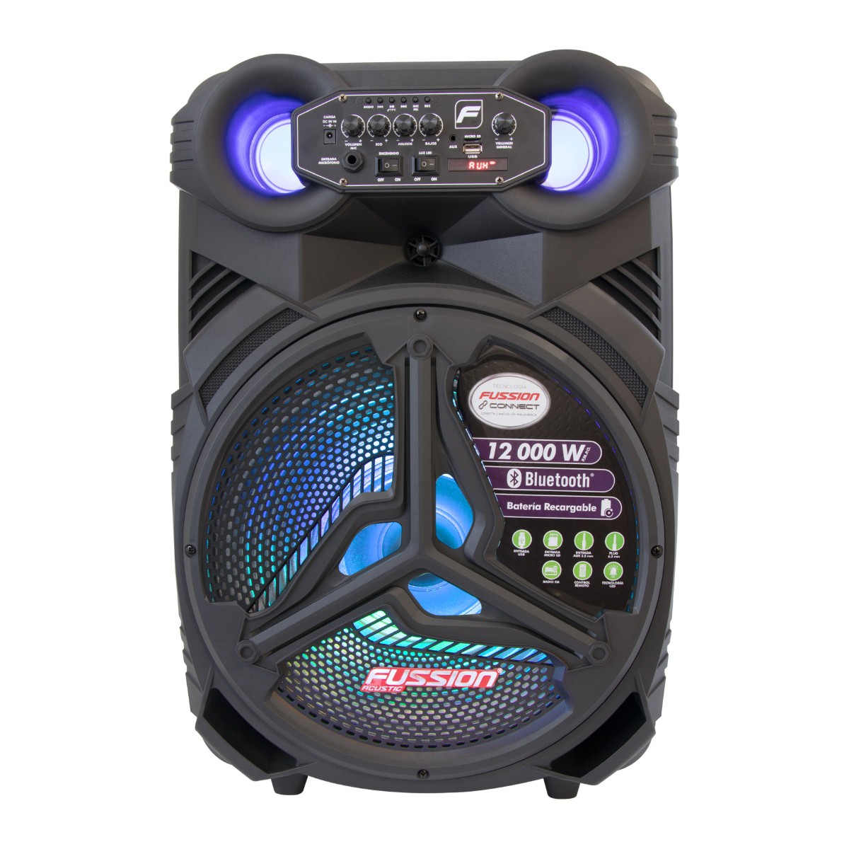 Bafle Amplificado Fussion PBS-15007 15" 12 000W P.M.P.O ENDY12** image number null