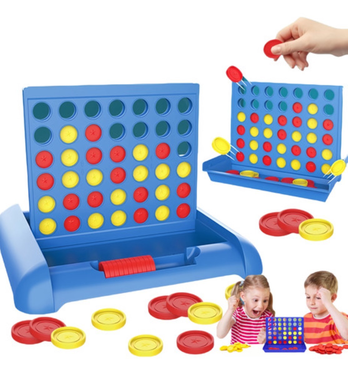 Juguetes Educativos Para Ni&ntilde;os Juego Mesa Plegable Azul image number null