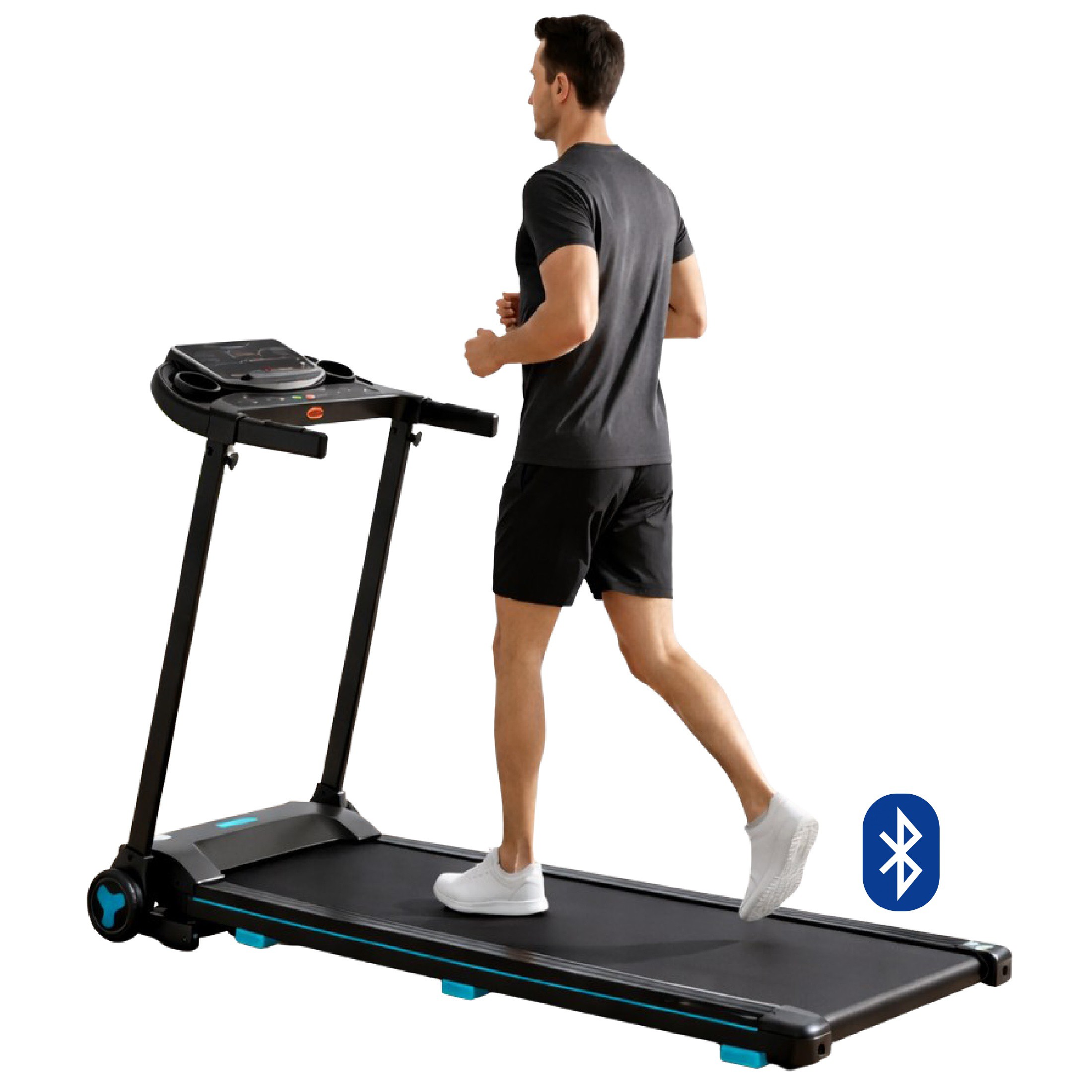 Caminadora X-Rush Calypso Plegable 1.5HP, 14 km/h, 2 Niveles Inclinaci&oacute;n Pantalla LED image number null
