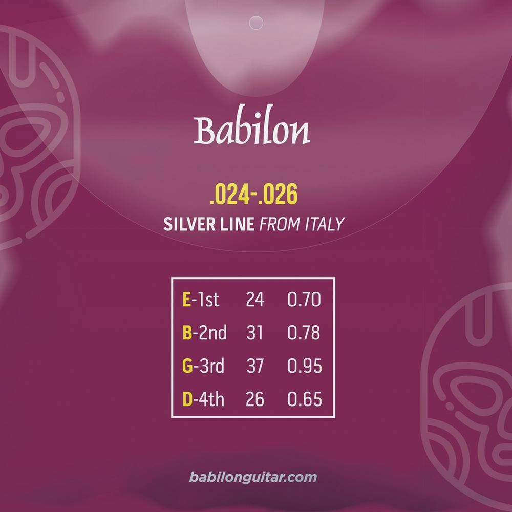 Set de Cuerdas para Ukulele (.024-.026) EUK10/2426 BABILON. image number null
