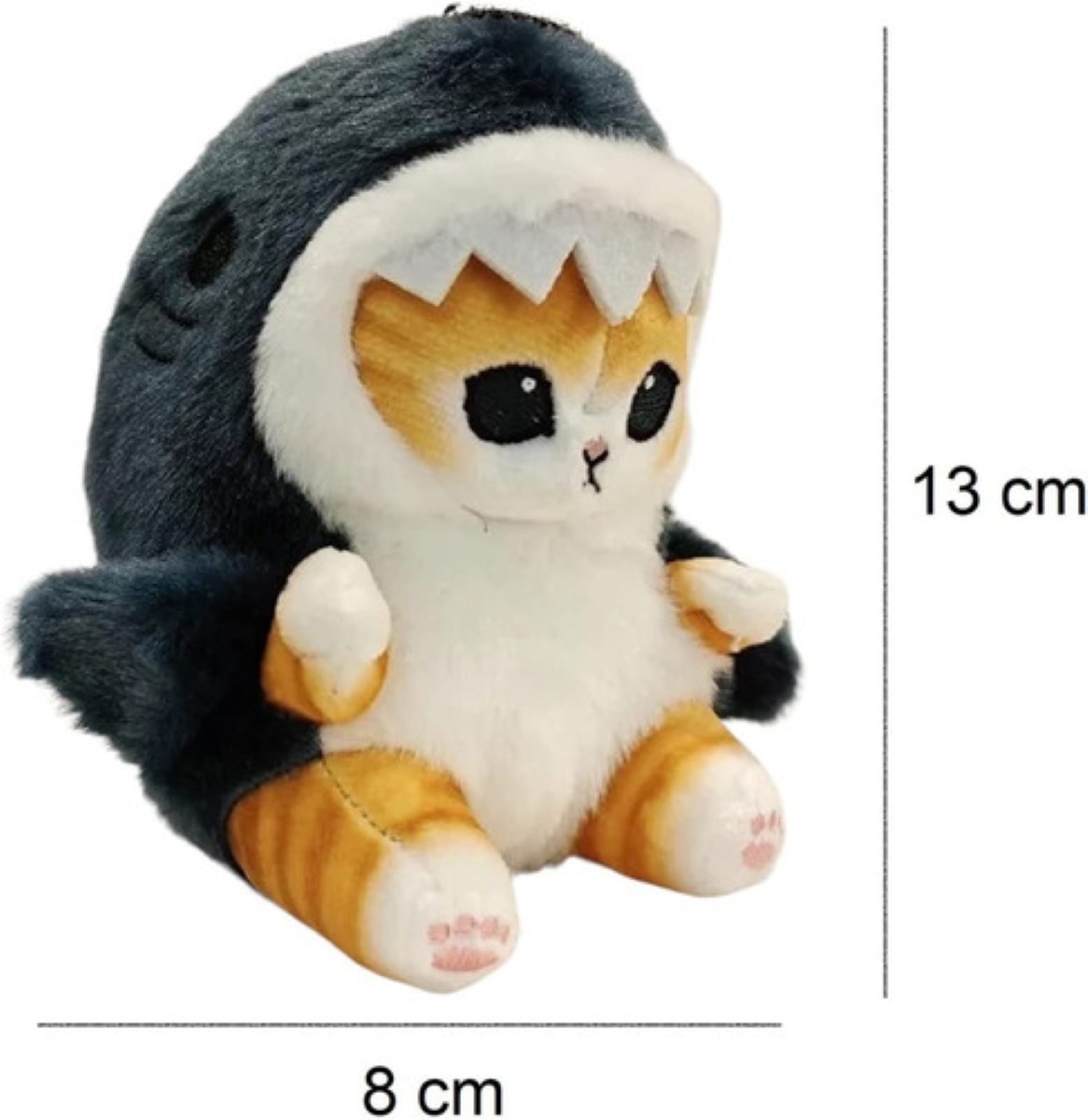 Gato Gatito Michi De Peluche Con Disfraz 13 cm image number null