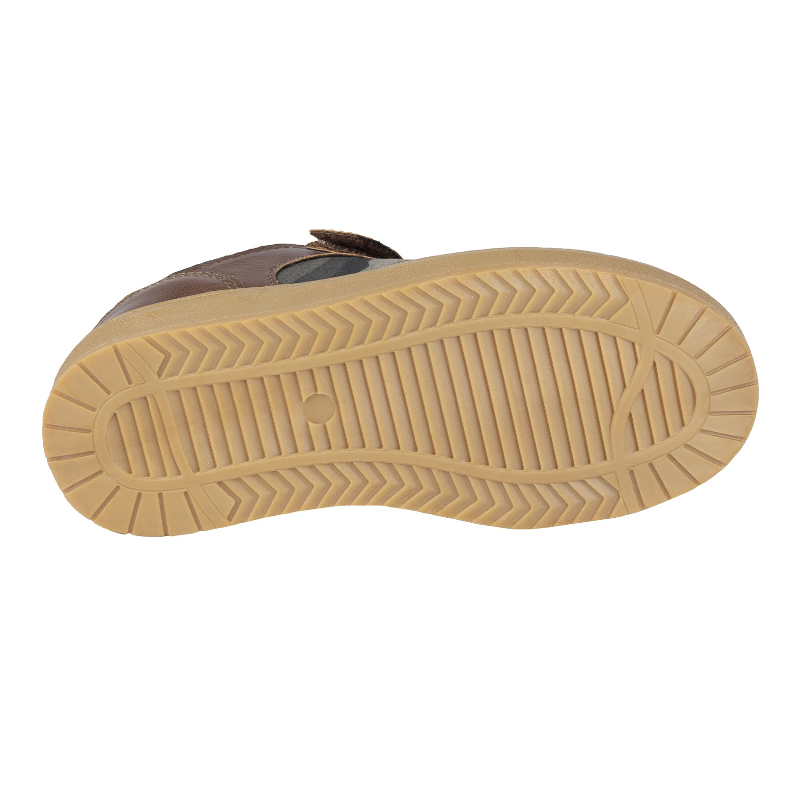 Tenis Casual Para Ni&ntilde;o Charly Kids Original 1079305 Caf&eacute; Ajuste En Velcro image number null