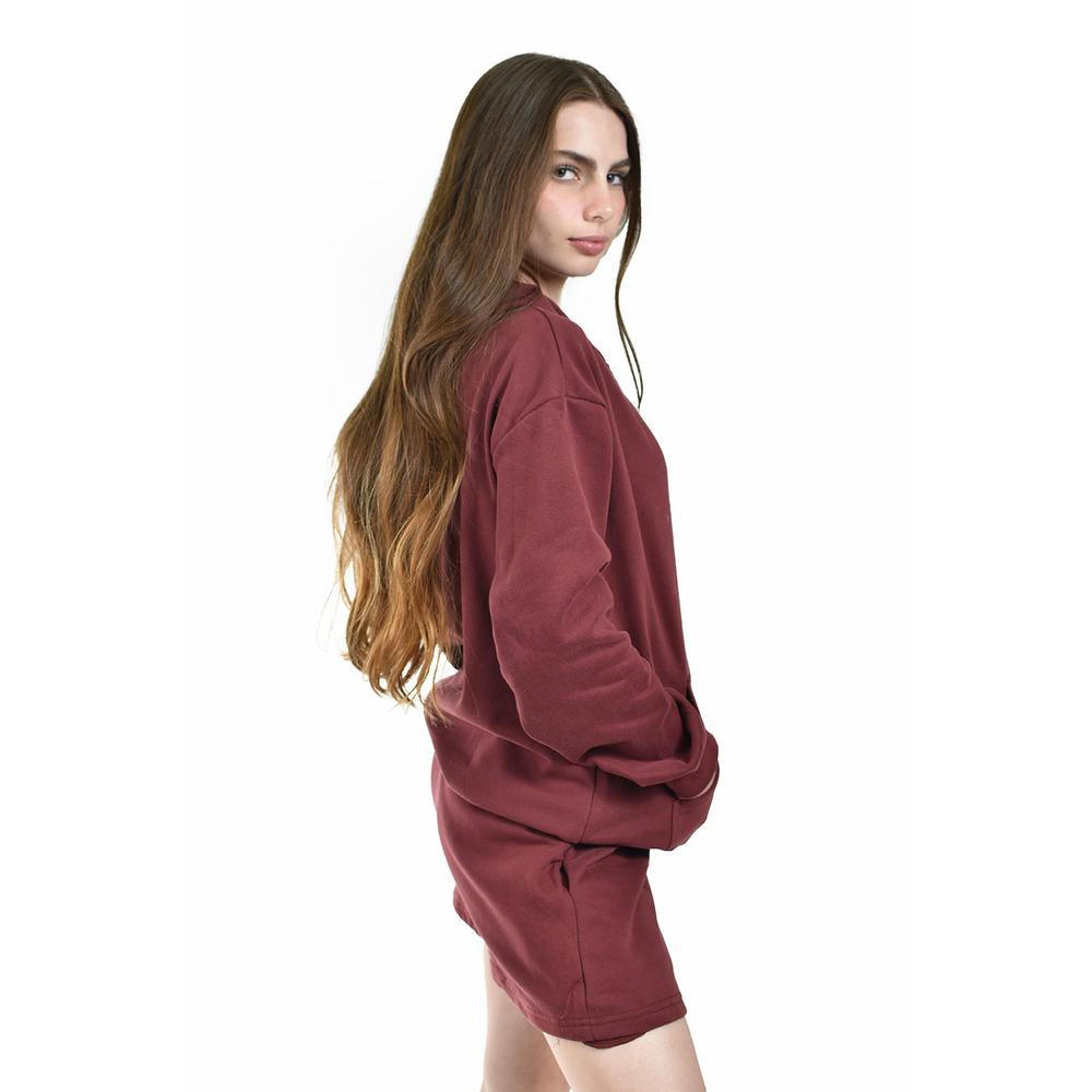 Conjunto sudadera con shorts Roman Fashion /Juvenil, 5290 (Vino) image number null