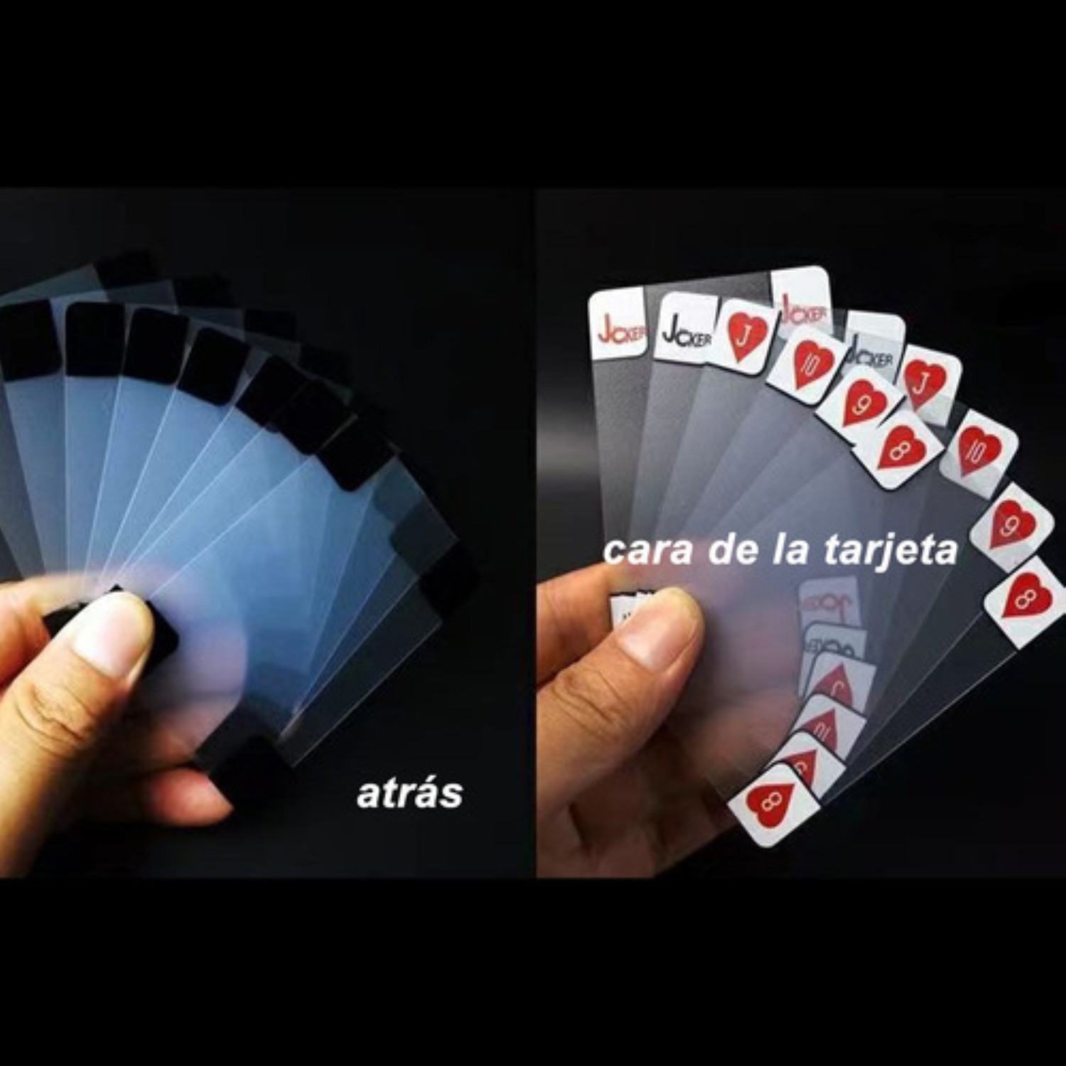 Cartas Poker Transparentes Naipes Poquer Blackjack Casino image number null