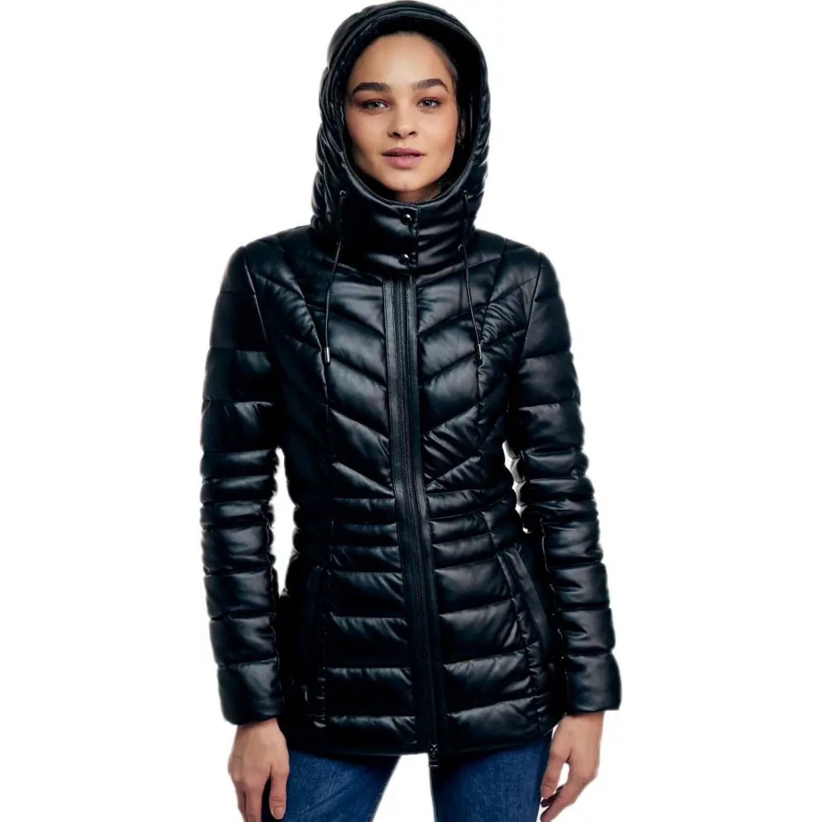 Chamarra abrigadora dama negro Holly Land modelo 1037 image number null