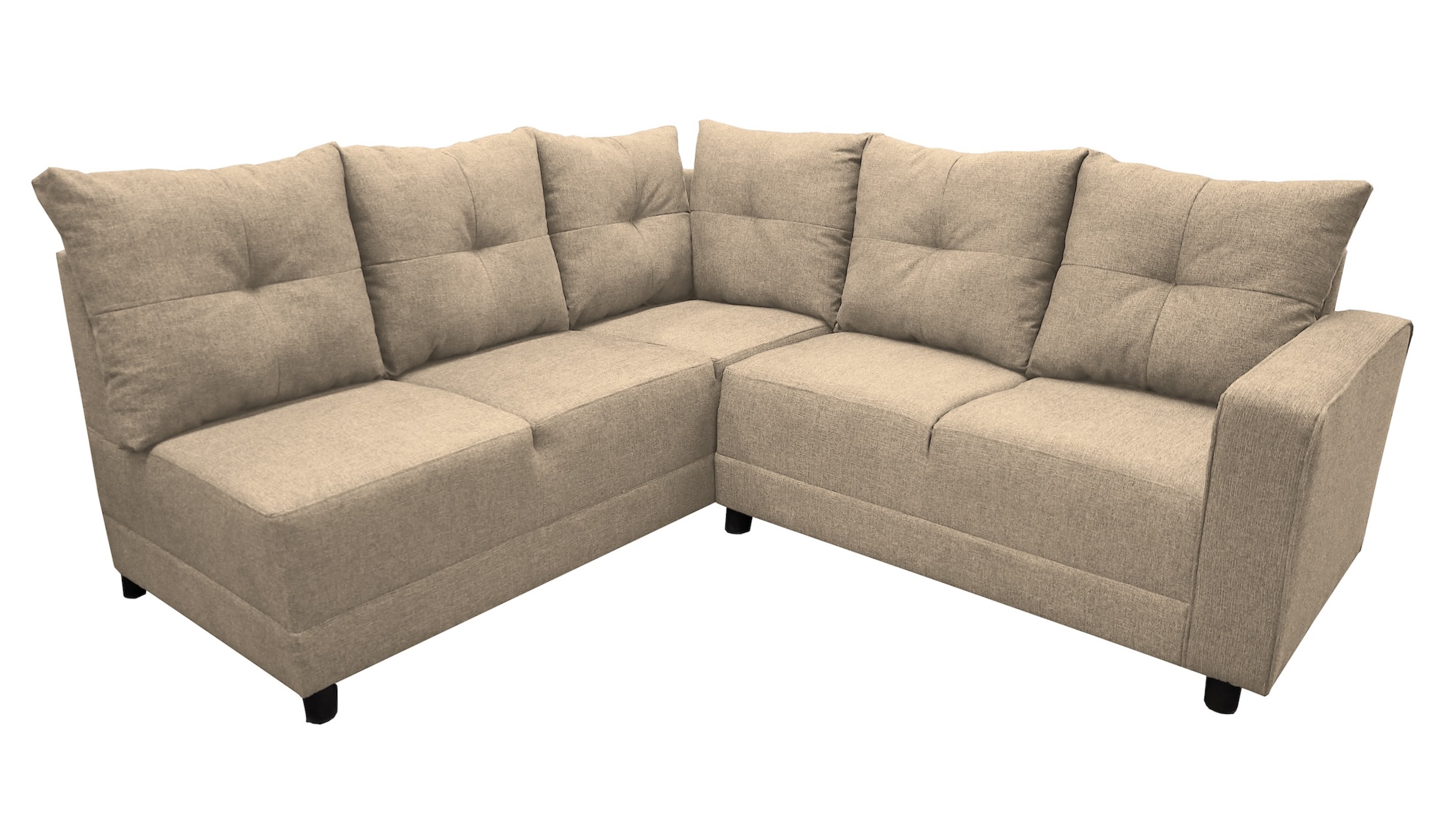 Sala esquinera modular en U El Bazar Store Hera Beige 160x275x215 cm image number null