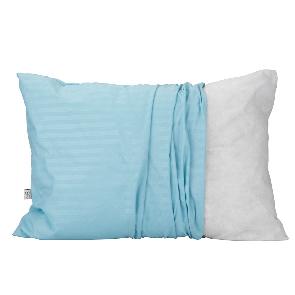 Protector de Colch&oacute;n UltraSoft Spring Air Queen Size + S&aacute;banas Basic Grey + Almohada Trinity image number null