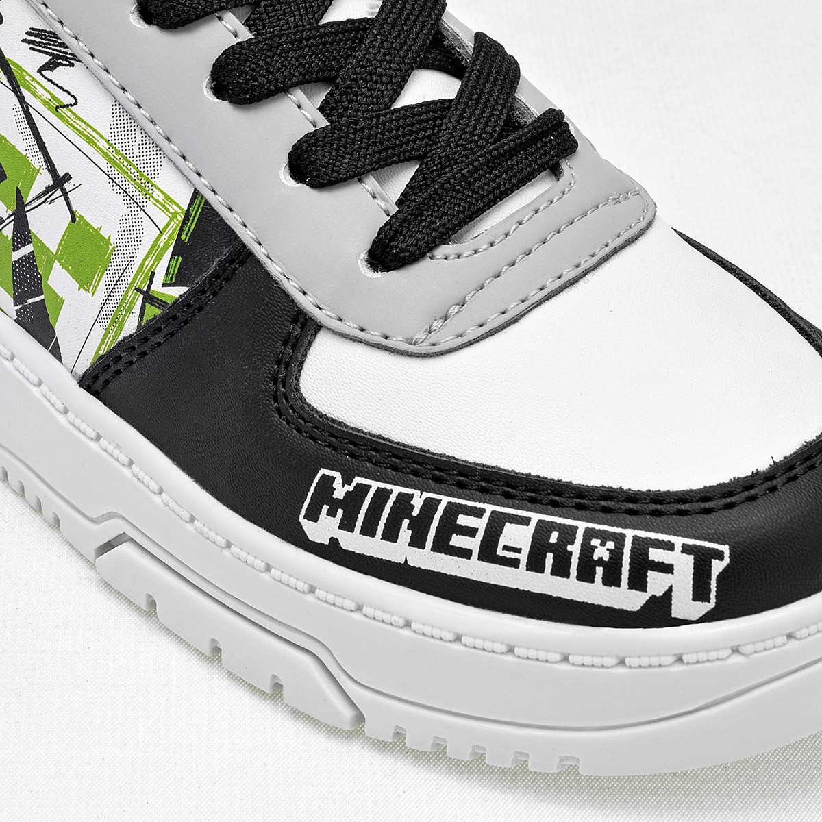 TENIS URBANO Licencias Yuyin NI&Ntilde;O EN COLOR BLANCO NEGRO GRIS MI4022 image number null