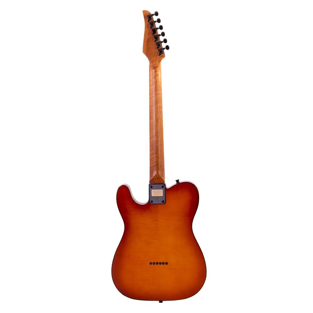 Guitarra El&eacute;ctrica Serie Unique Color Amarillo Atigrado con Case SKY - TY BABILON image number null