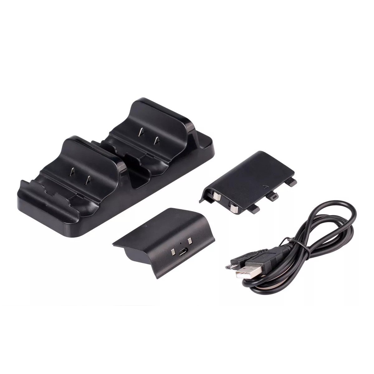 Base Cargadora Doble Negro image number null