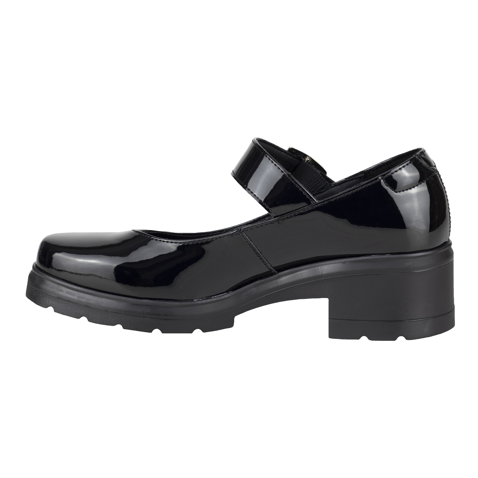 Zapato De Charol Escolares Green Love De Semivestir Ajuste de Hebilla Ni&ntilde;a 94101 Negro Vestir image number null
