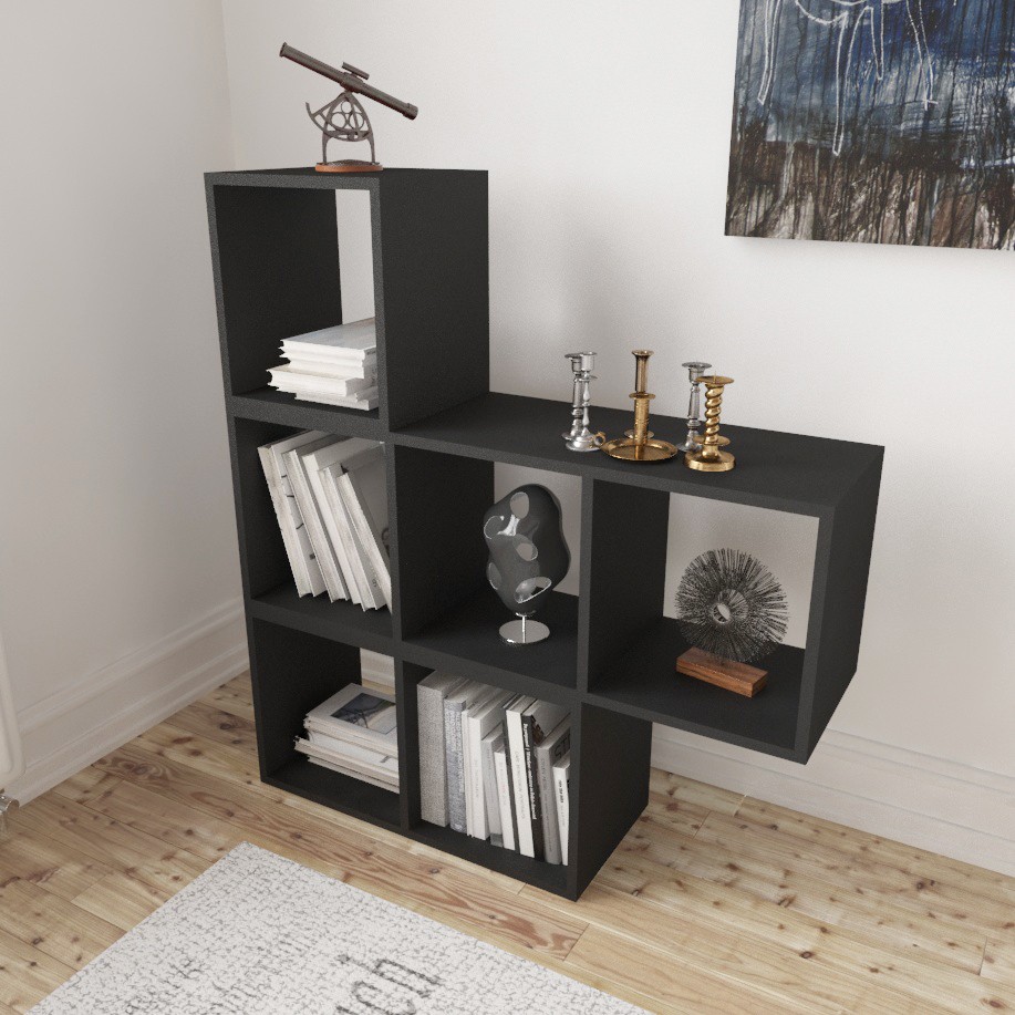 Librero Modular negro image number null