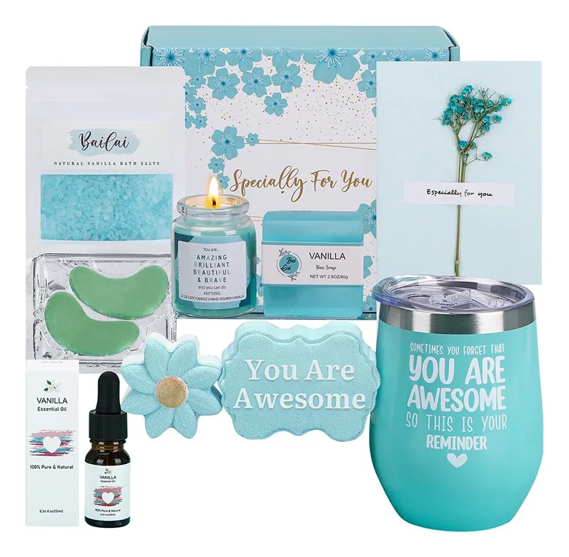 Conjunto &Uacute;nico De Cestas De Regalo De Spa, Regalo, Vela Perf image number null