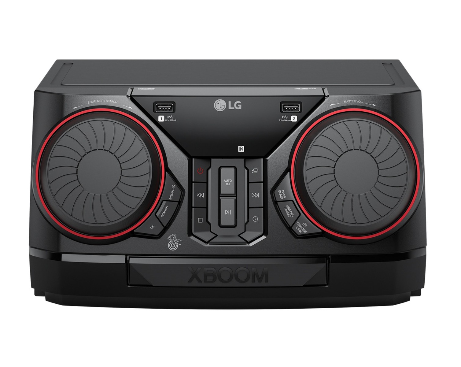 Minicomponente LG CK43N 300W RMS XBOOM Negro/Rojo SYP-Y10 image number null