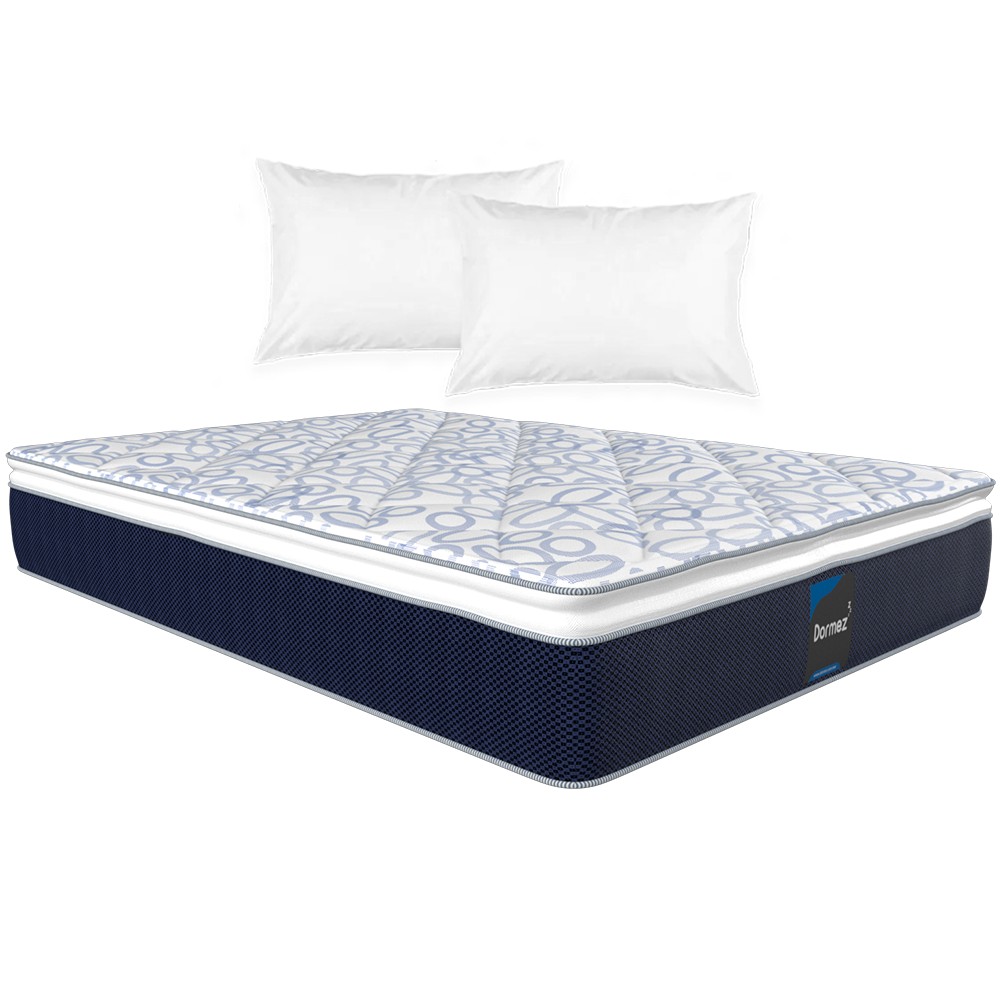 Colch&oacute;n Individual Onix Rom Silc Dormez Ortop&eacute;dico +2 ALMOHADAS GRATIS. image number null