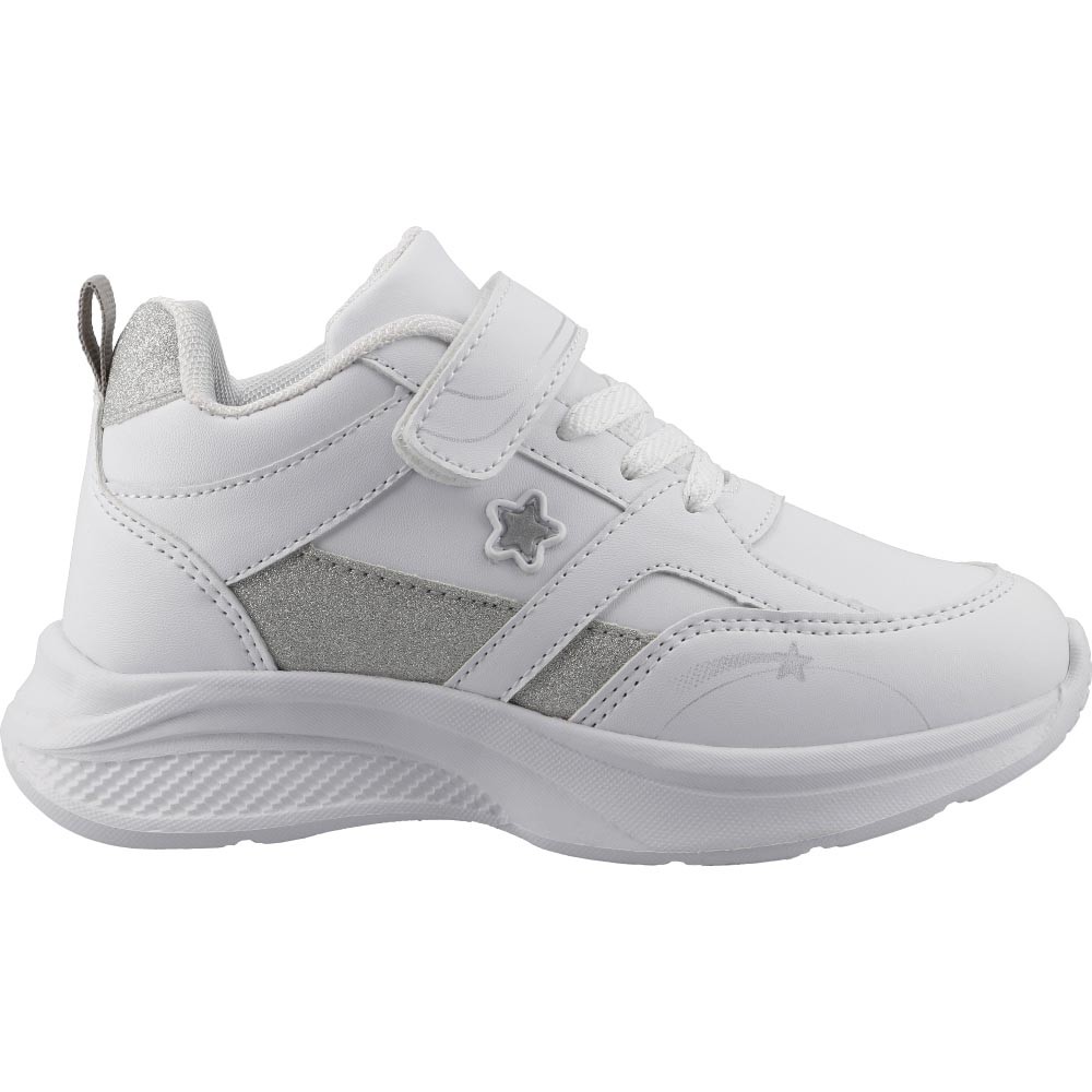 Tenis Ni&ntilde;a Suns 805 Blanco Escolar Ni&ntilde;a Casual Urbano Talla 15 a 17.5 M image number null