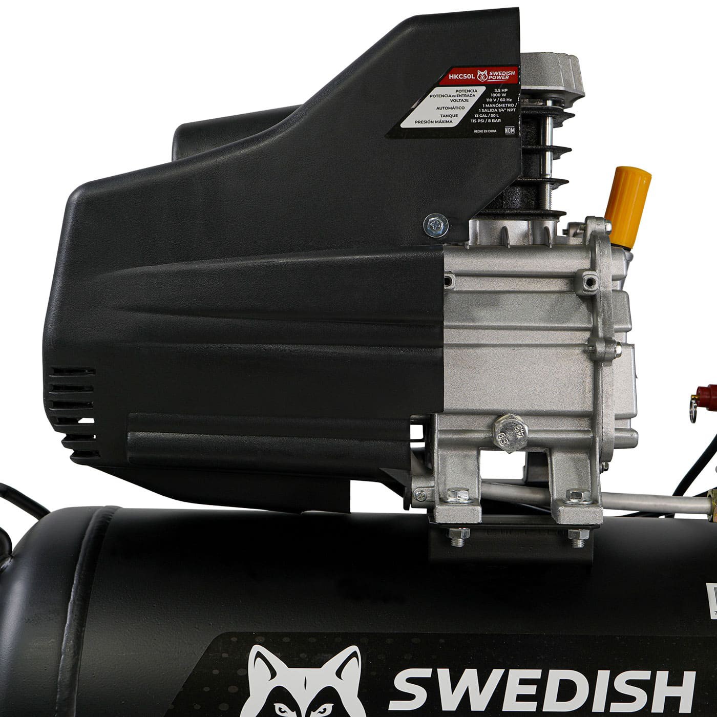Compresor De Aire El&eacute;ctrico Swedish Husky Power 50 Litros 3.5 Hp - HKC50L image number null